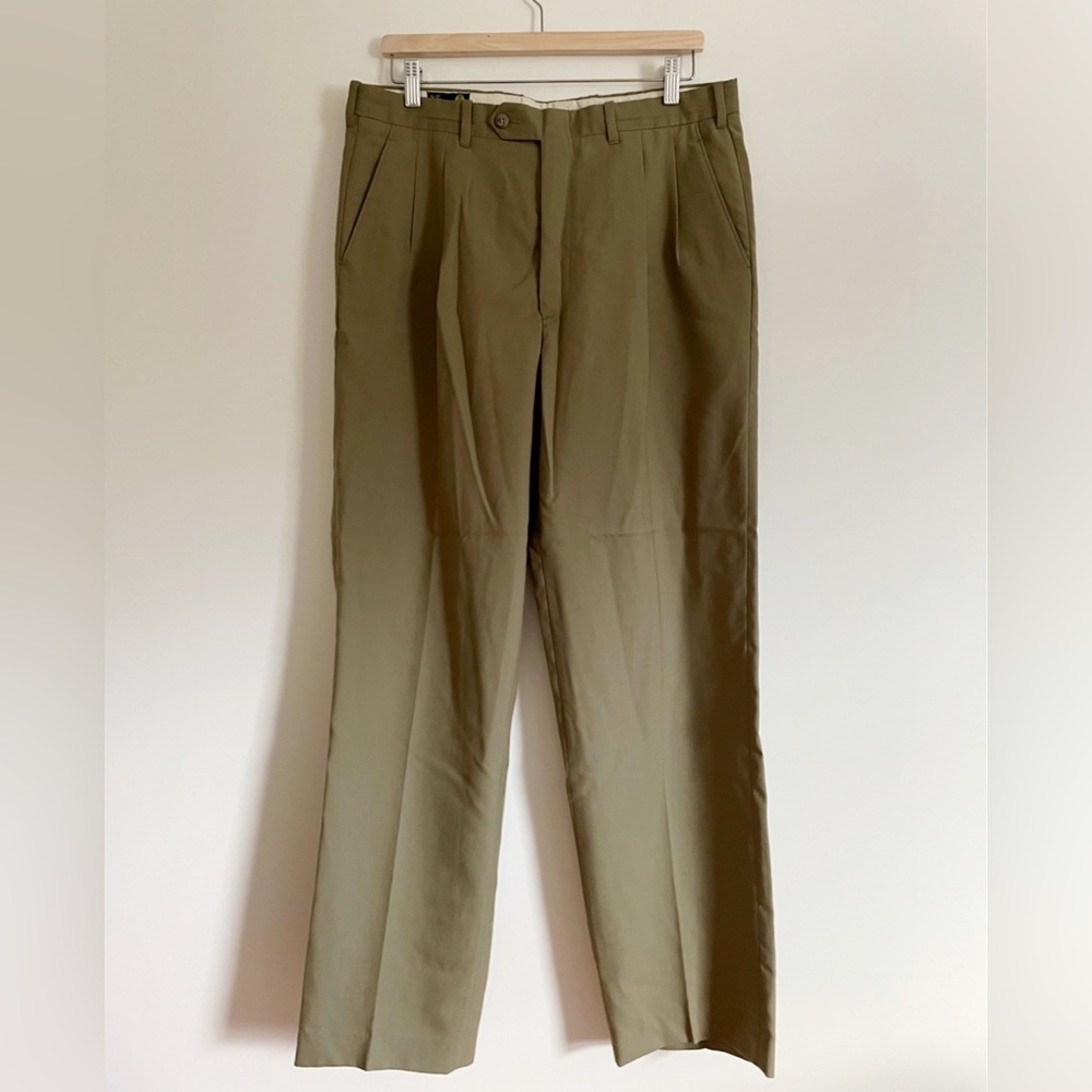 Riviera Tailored Trousers. Size 34x36. Pure Virgin Wool.